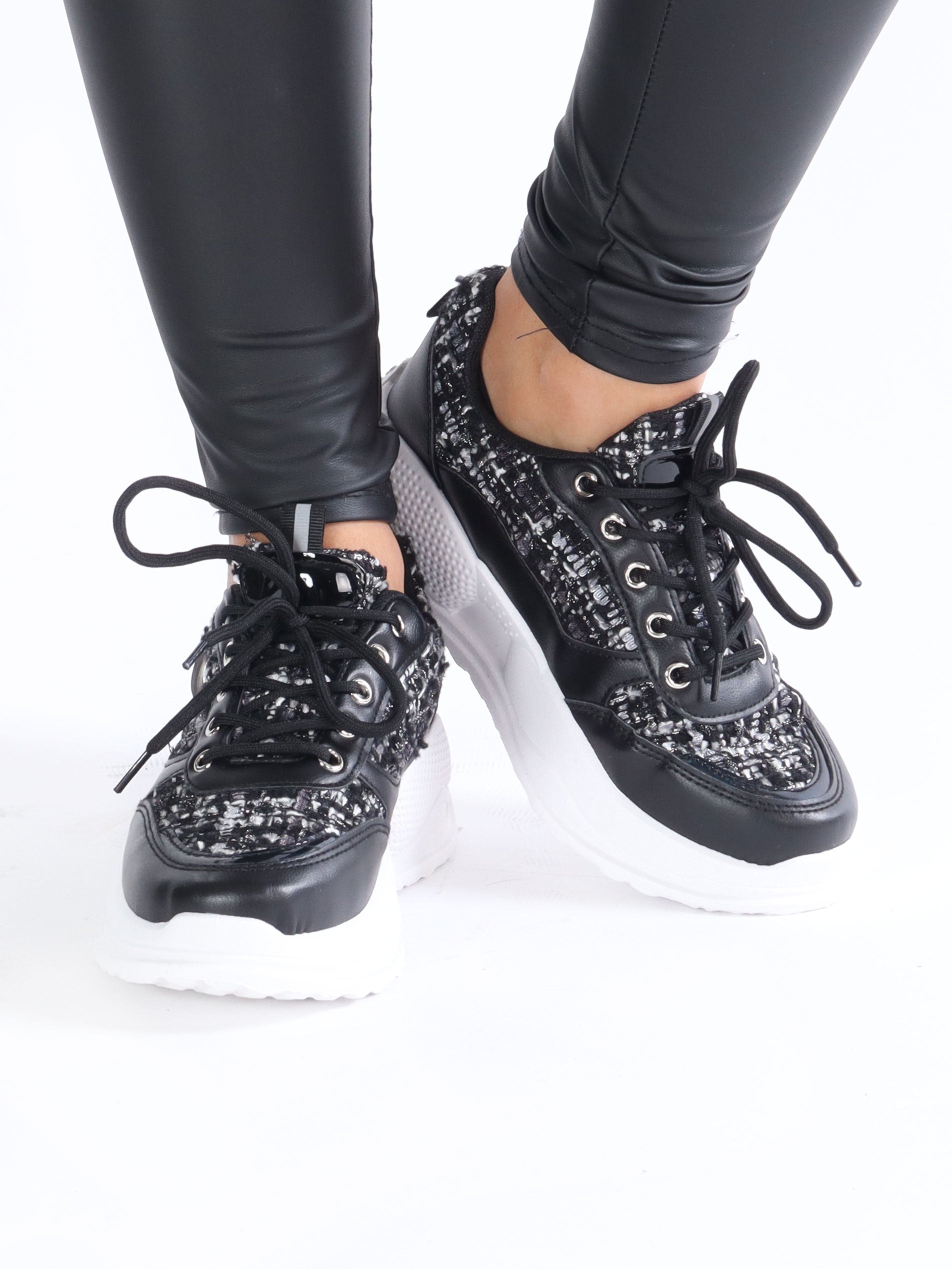 Vanja - Sneakers i tweed